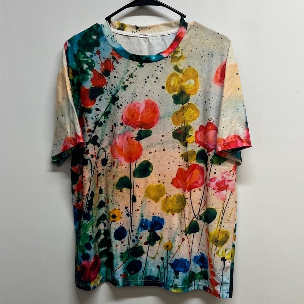 Floral Watercolor T-Shirt
